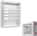 7 Tier Magnetic File Holder - No Drilling Wall File Organizer