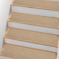 Non Slip Stair Treads for Wooden Steps 15 Pack - Safe, Washable Carpet
