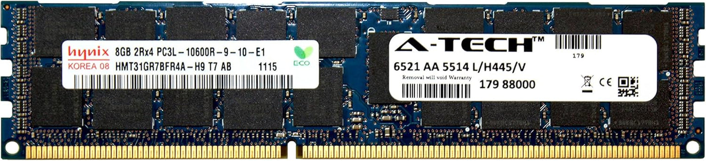 8GB Module PC3-10600 RAM for Dell PowerEdge R820 R910 R710