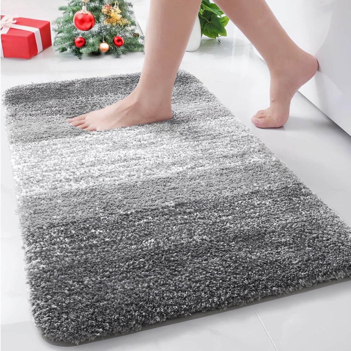 Arotive Microfiber Bathroom Rugs - Soft, Absorbent, Non-Slip