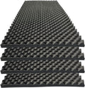 4 PCS Acoustic Panels 48x24x2 Egg Crate Foam - Noise Cancelling