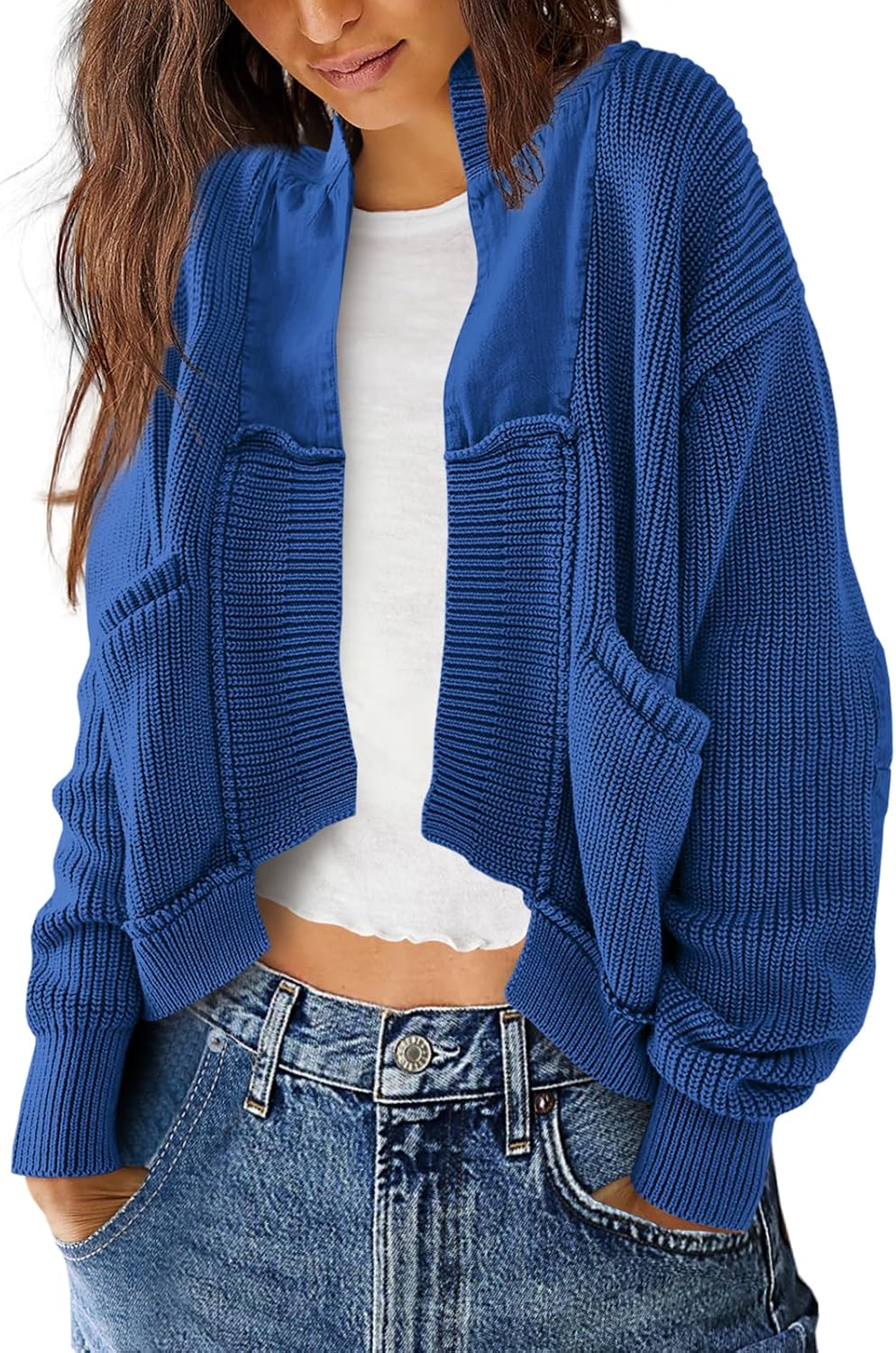 Chunky Cardigan Sweaters for Women - Stylish Open Front Design