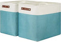DULLEMELO Large Closet Storage Baskets 50L 2-Pack - Collapsible