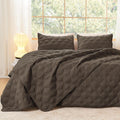 Litanika Oversized King Quilt Bedding Set 120x120in - Lightweight