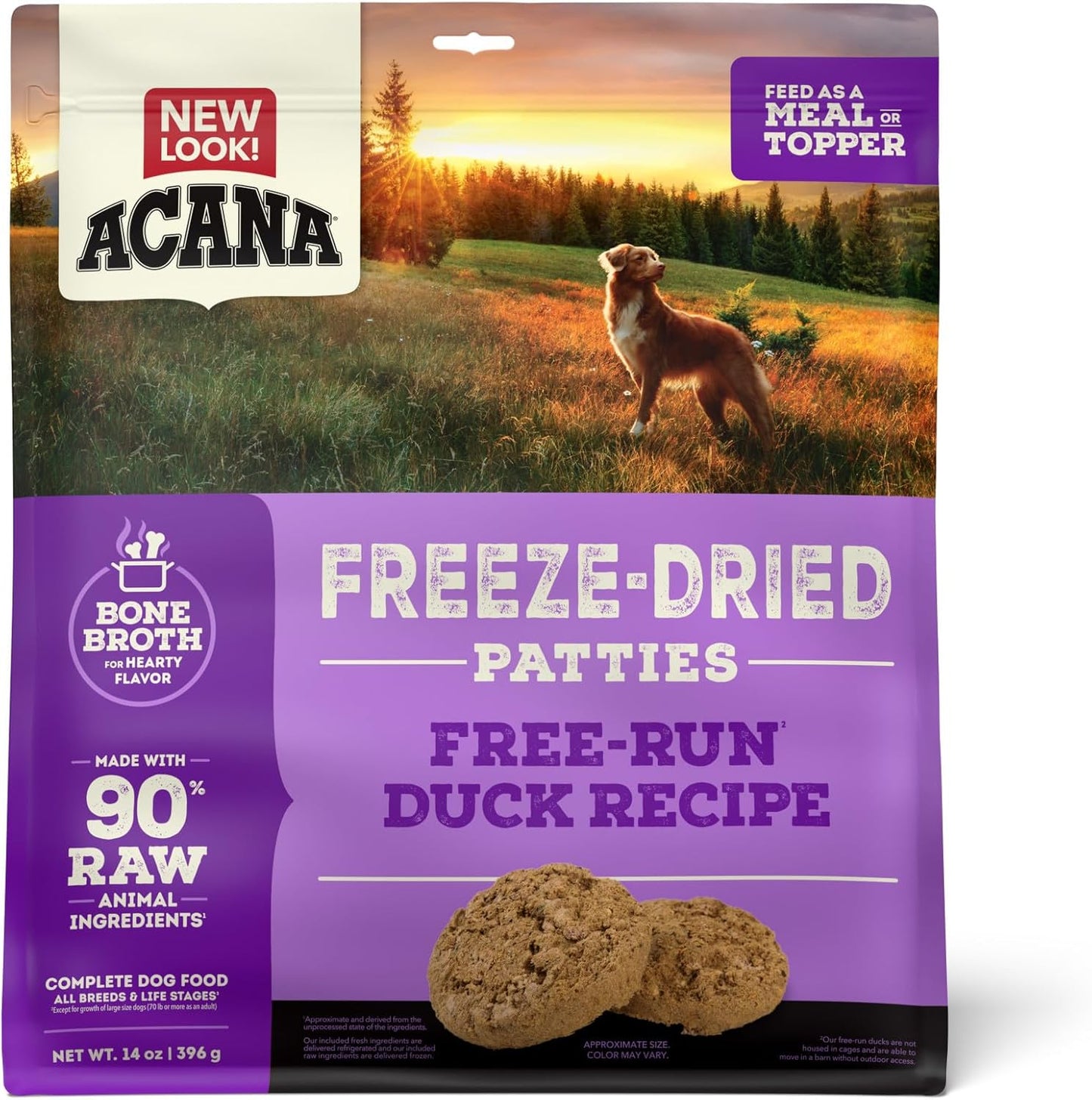 ACANA Grain-Free High Protein Freeze Dried Dog Food Patties