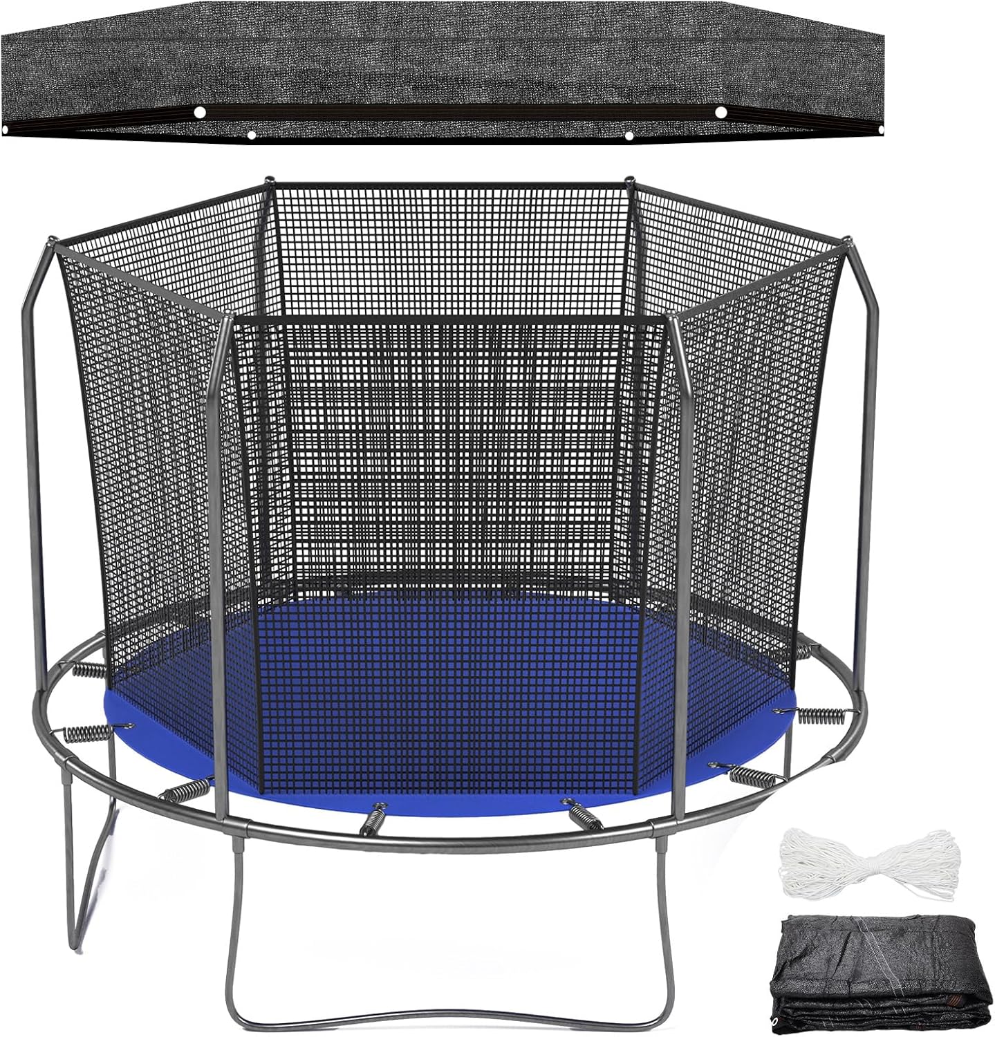 Windyun Black Trampoline Sunshade Tent - Outdoor Sports Essential