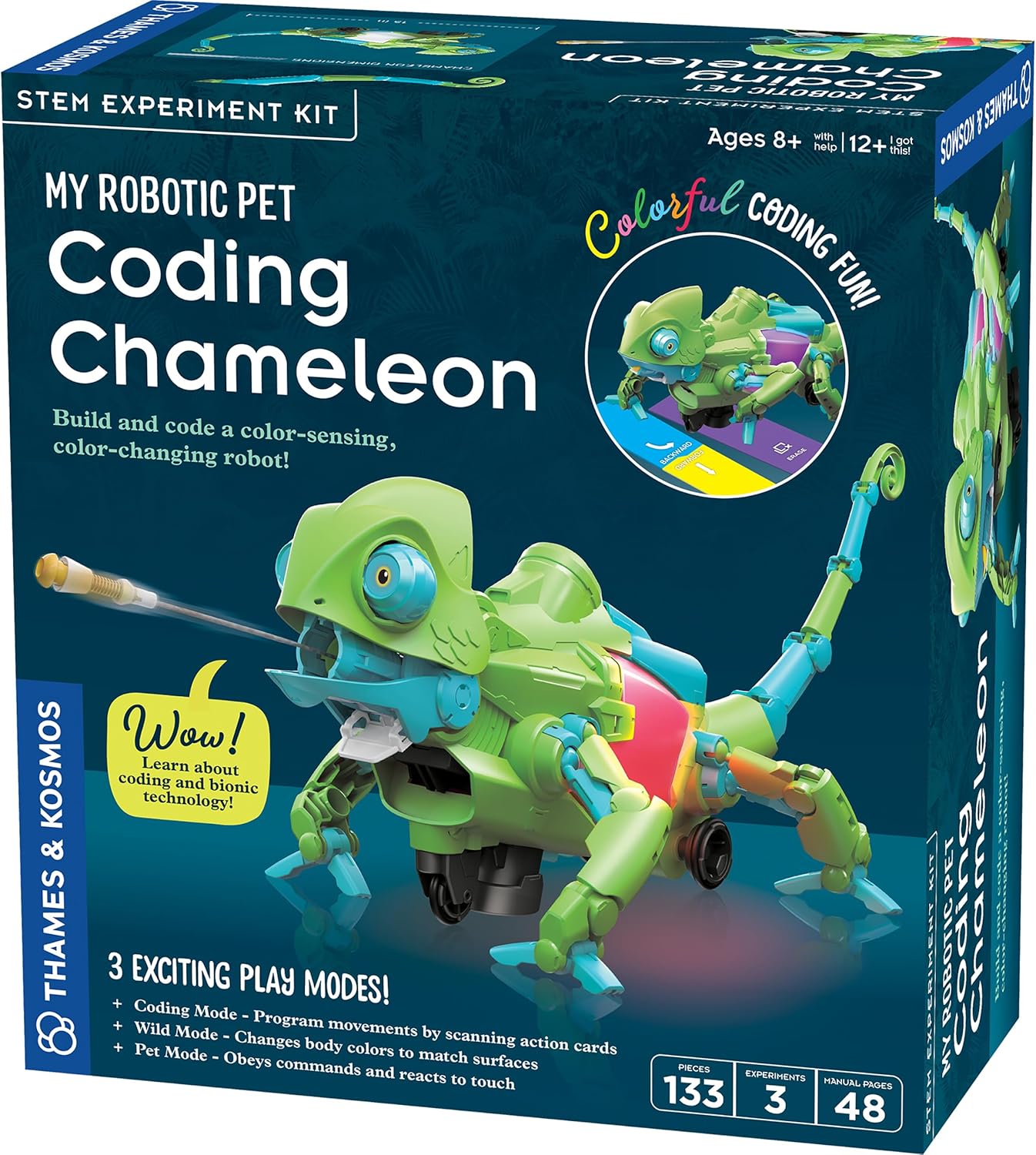 My Robotic Pet Coding Chameleon STEM Kit for Kids Ages 8