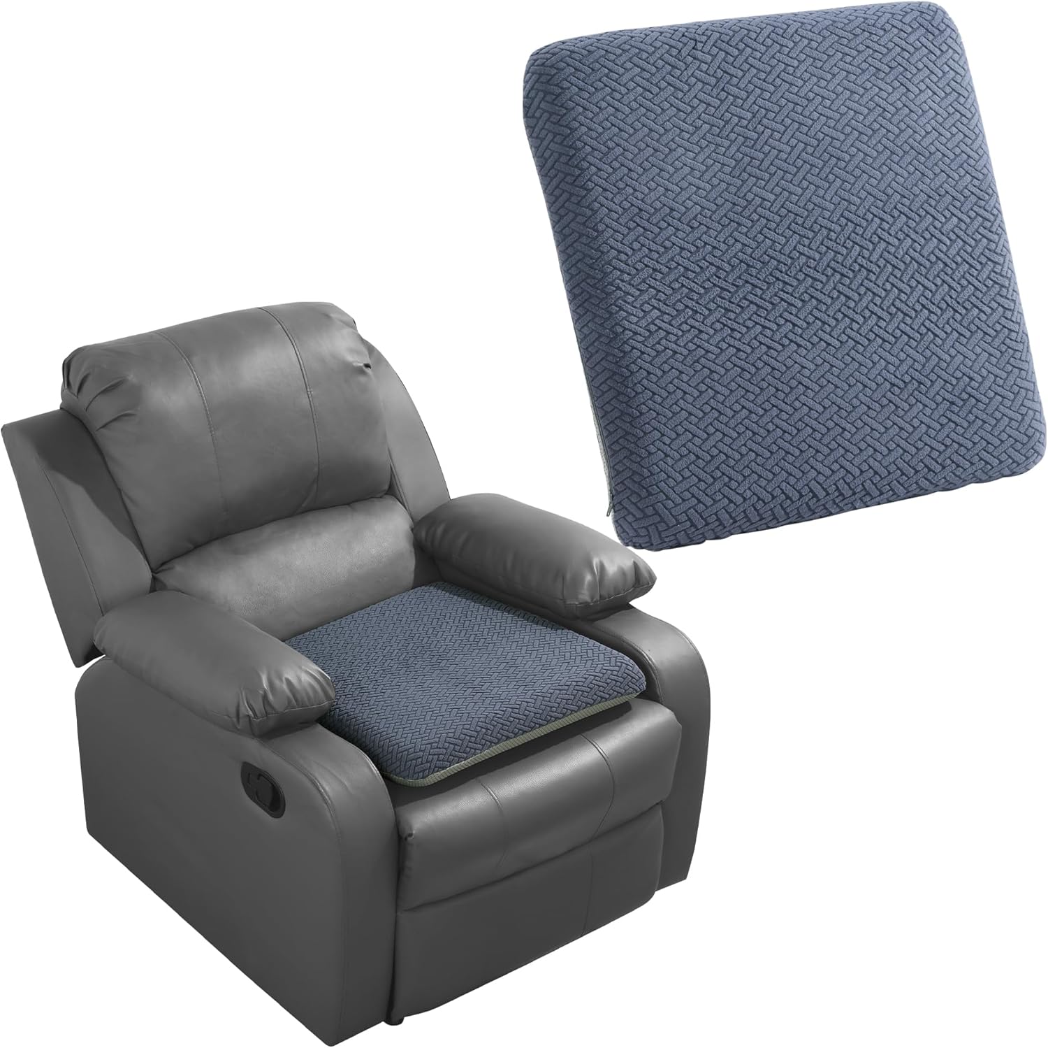 HOMBYS Furry Recliner Cushion: Pressure-Free Comfort