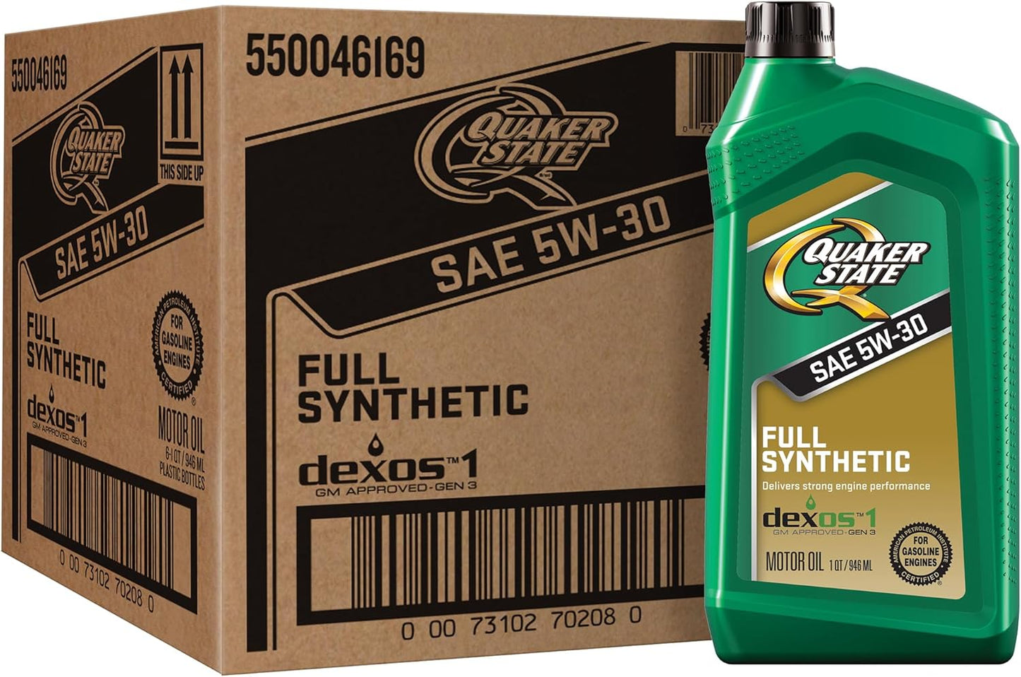 Quaker State Full Synthetic 5W-30 Motor Oil for Peak Performance