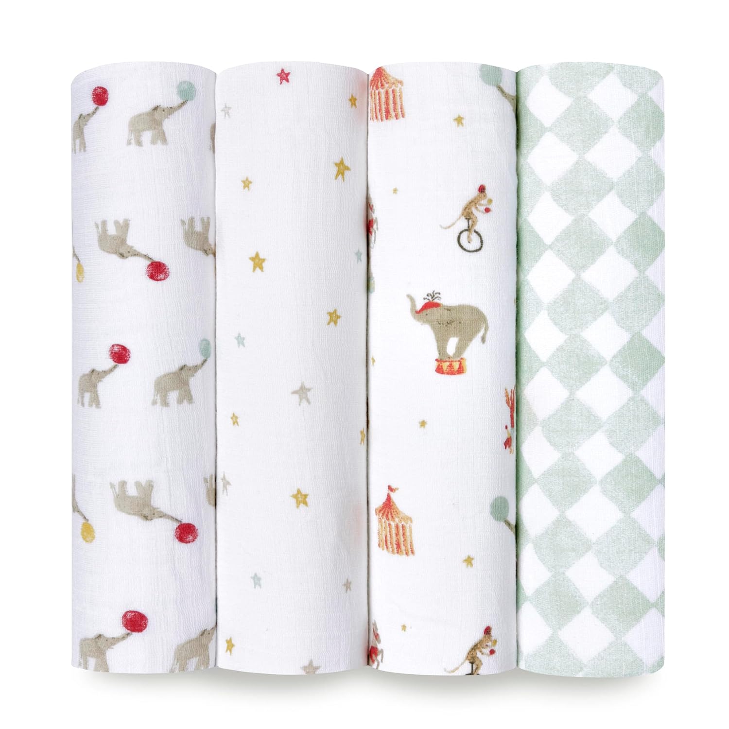 aden + anais Essentials Baby Muslin Swaddle Blankets for Comfort