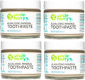 Peppermint Remineralizing Toothpaste - Natural Whitening, Vegan 4 Pack