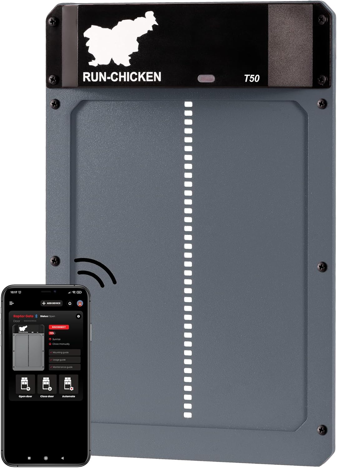 RUN-CHICKEN Automatic Chicken Coop Door - Programmable & Durable