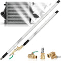 47in & 24in Radiator Cleaning Wand 2-Piece Set - Dual Water/Air