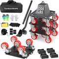 Heavy Duty Furniture Dolly with 5 Wheels and 3300 lbs Capacity - Easy