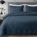 Whale Flotilla Soft King Size Quilt Set - Lightweight Reversible