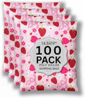 Poly Mailer Shipping Bag Envelope 100 Pack - Cute Berry Pop Pink