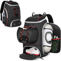 Football Bag for Equipment with External Ball Holder - Durable Gear