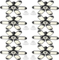Led Garage Lights 8 Pack 200W Super Bright Ceiling Shop Lights - 6500K