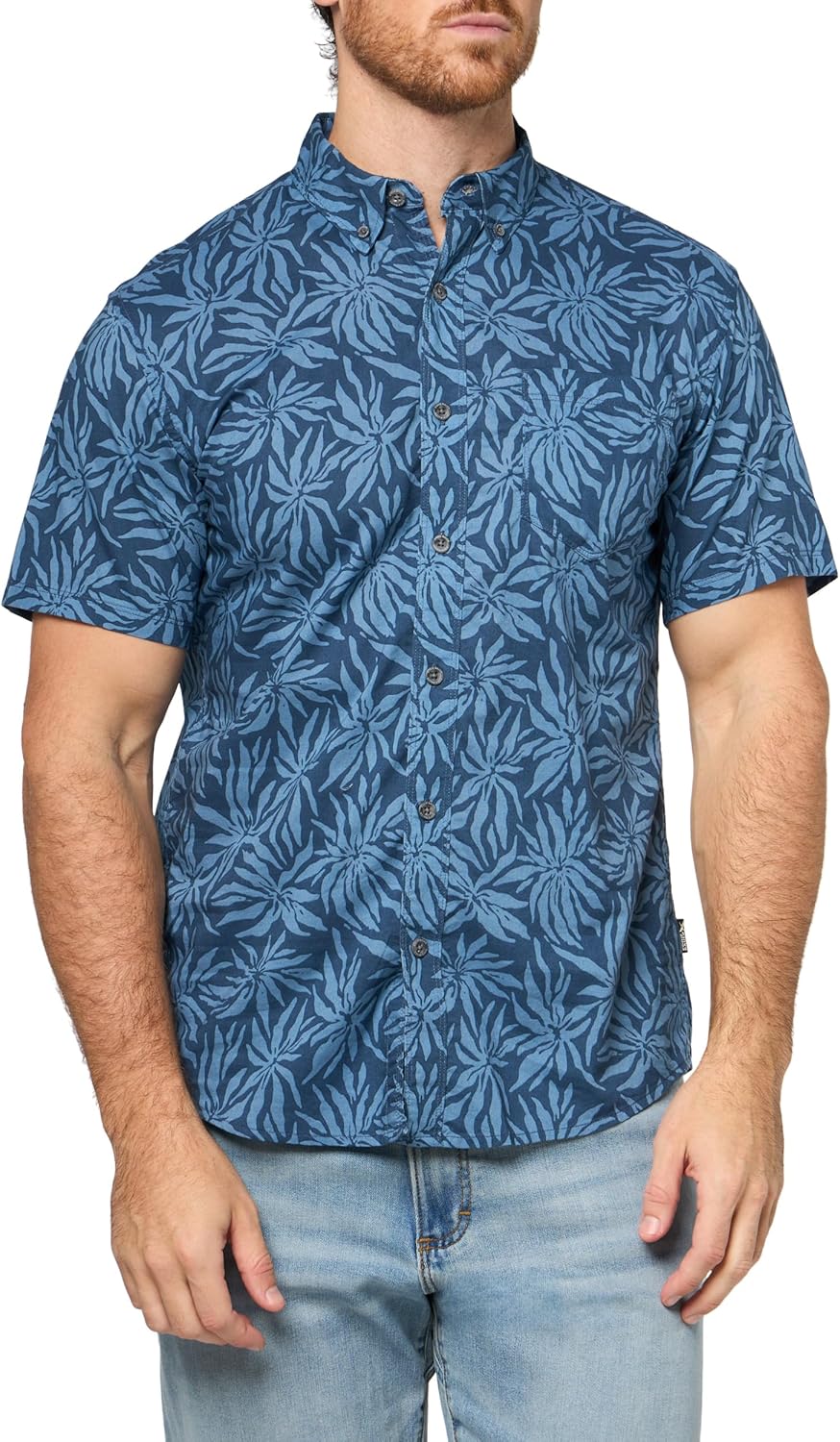 Eddie Bauer Mens Printed Baja Shirt for Comfortable Style