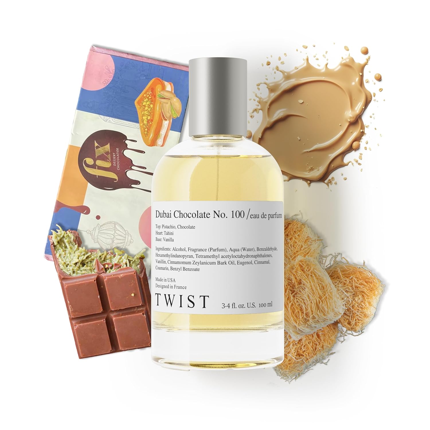 Twist Dubai Chocolate No. 100 - Long-Lasting Eau De Parfum