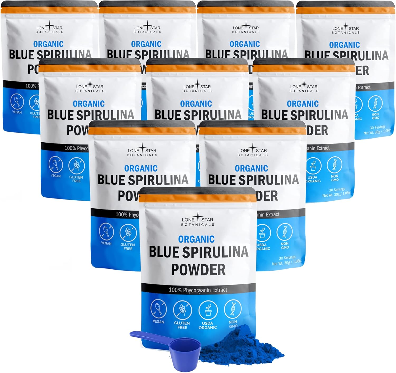 Organic Blue Spirulina Powder - Pure Superfood for Health