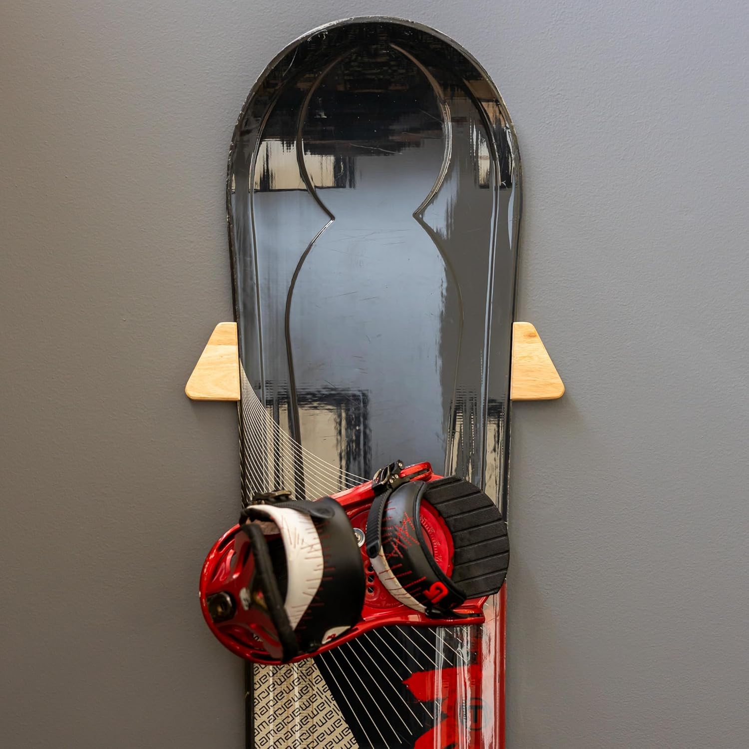 StoreYourBoard Adjustable Wood Snowboard Rack