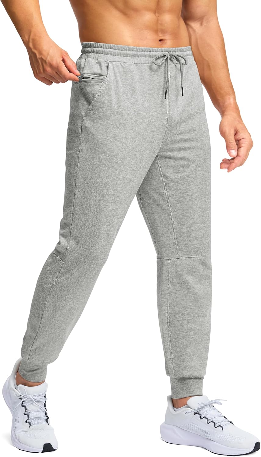 G Gradual Men's Fleece Lined Athletic Pants for Winter Warmth