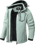 Women's Ski Coat Waterproof Cold-Season Jacket - Warm Hooded Parka