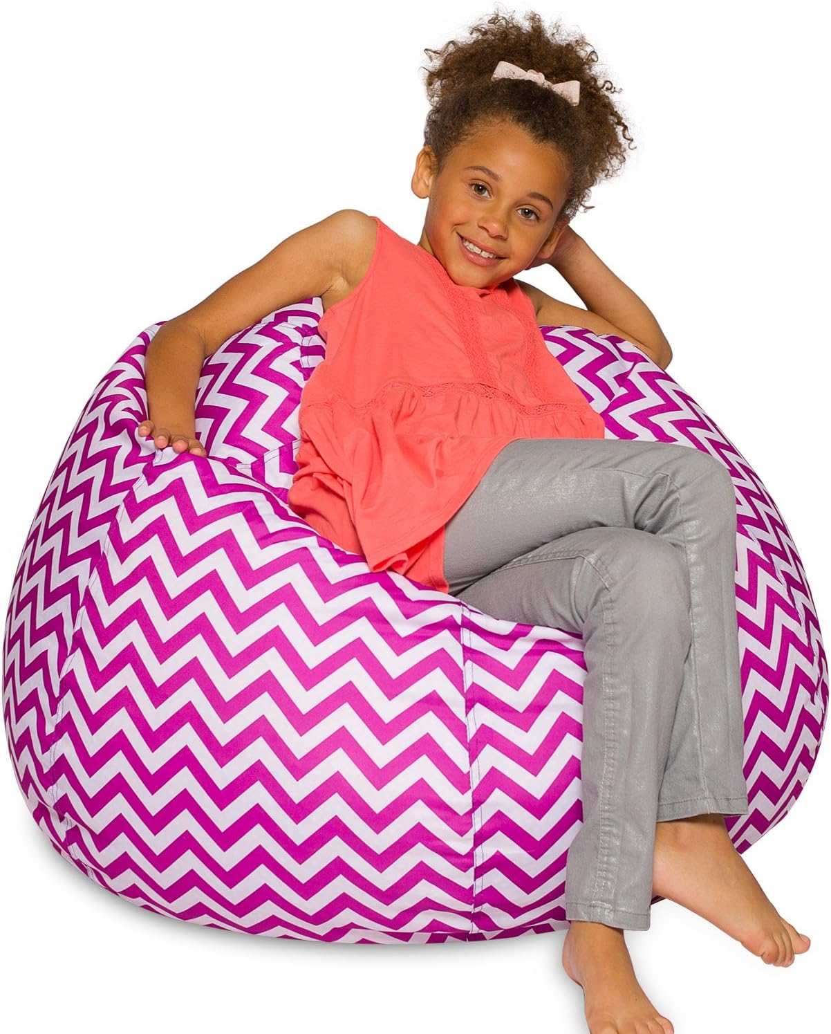 Posh Creations Bean Bag Chair for Kids and Adults, 38in Large