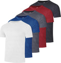 Real Essentials Youth Dry-Fit 5 Pack Short Sleeve Tee - Performance