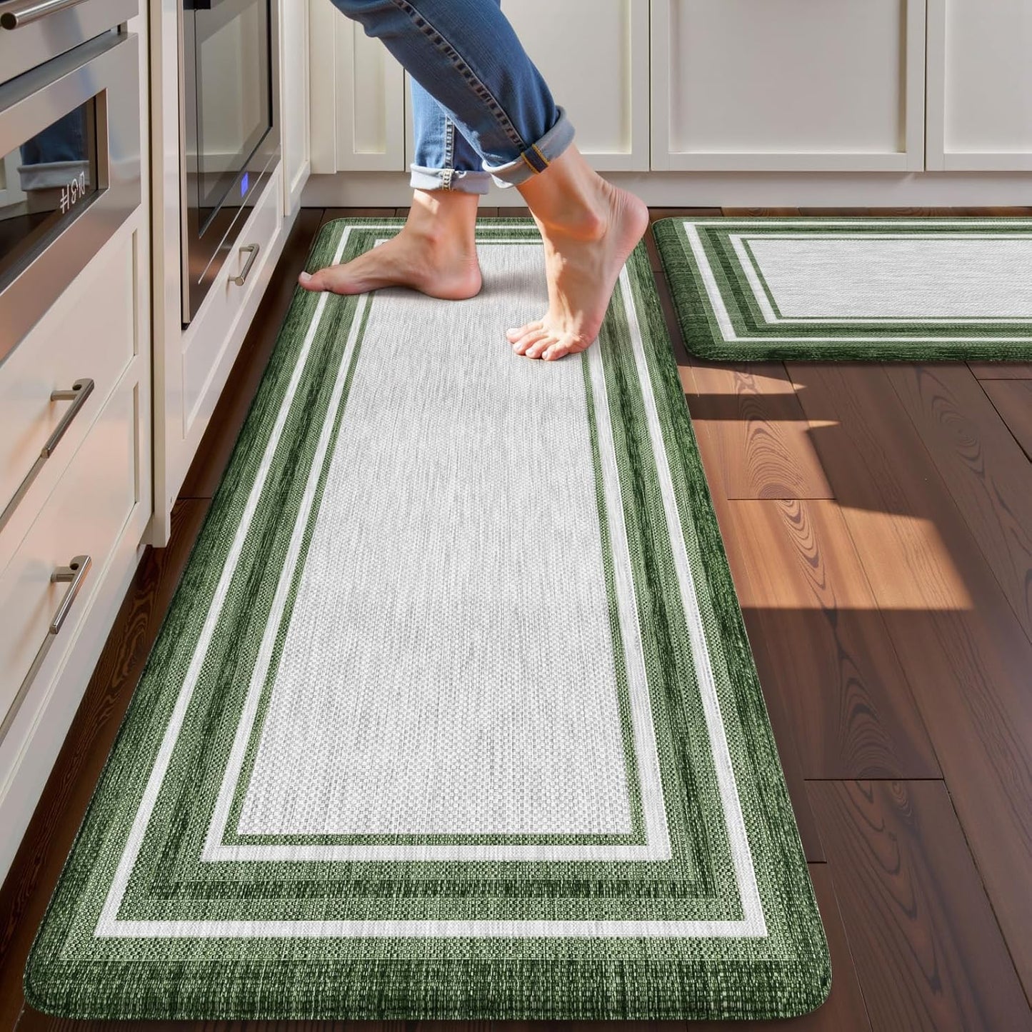 Cushioned Anti Fatigue Kitchen Mats Set for Comfort and Safety