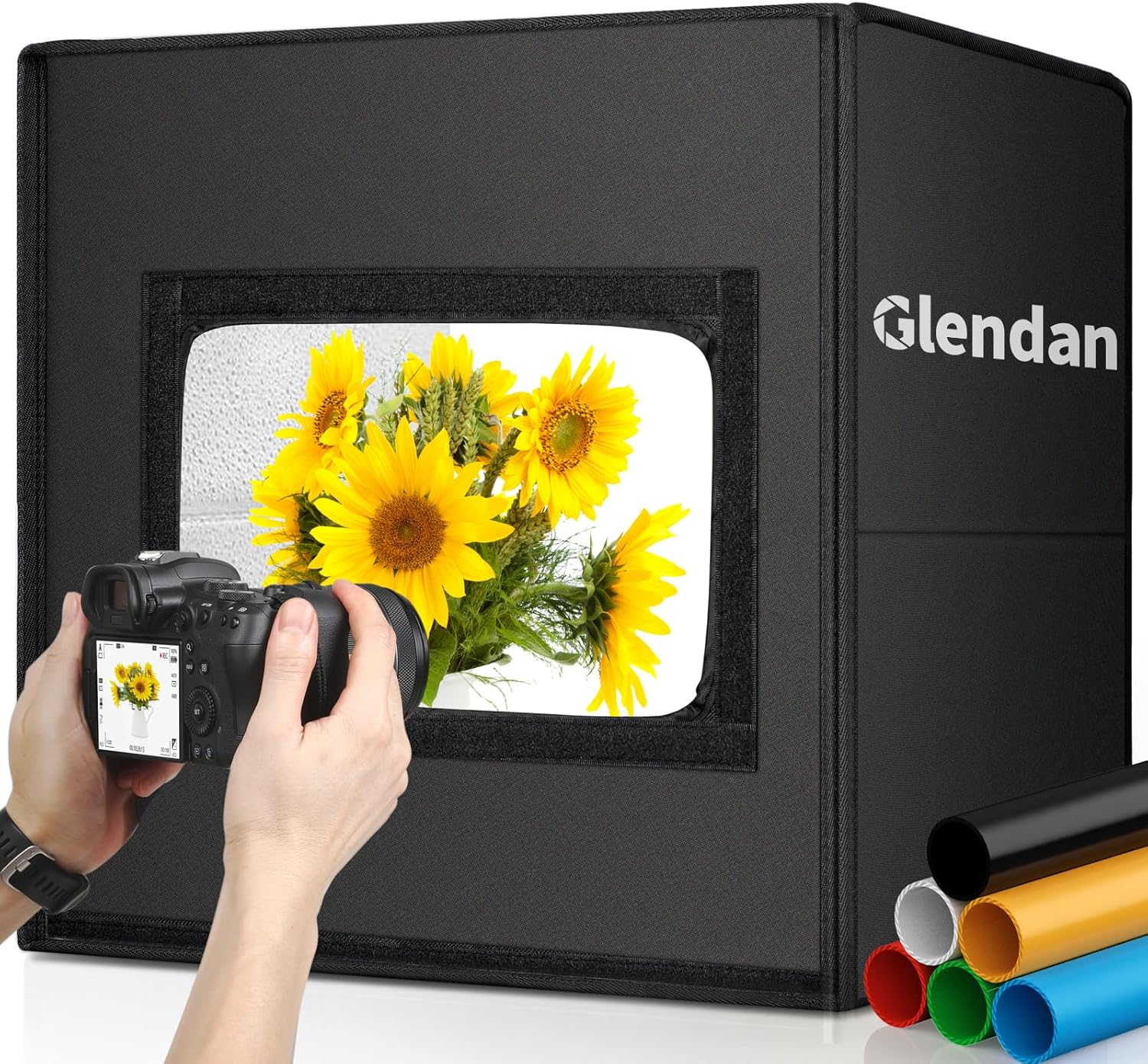 Glendan Light Box Photography Kit for Stunning Product Shots