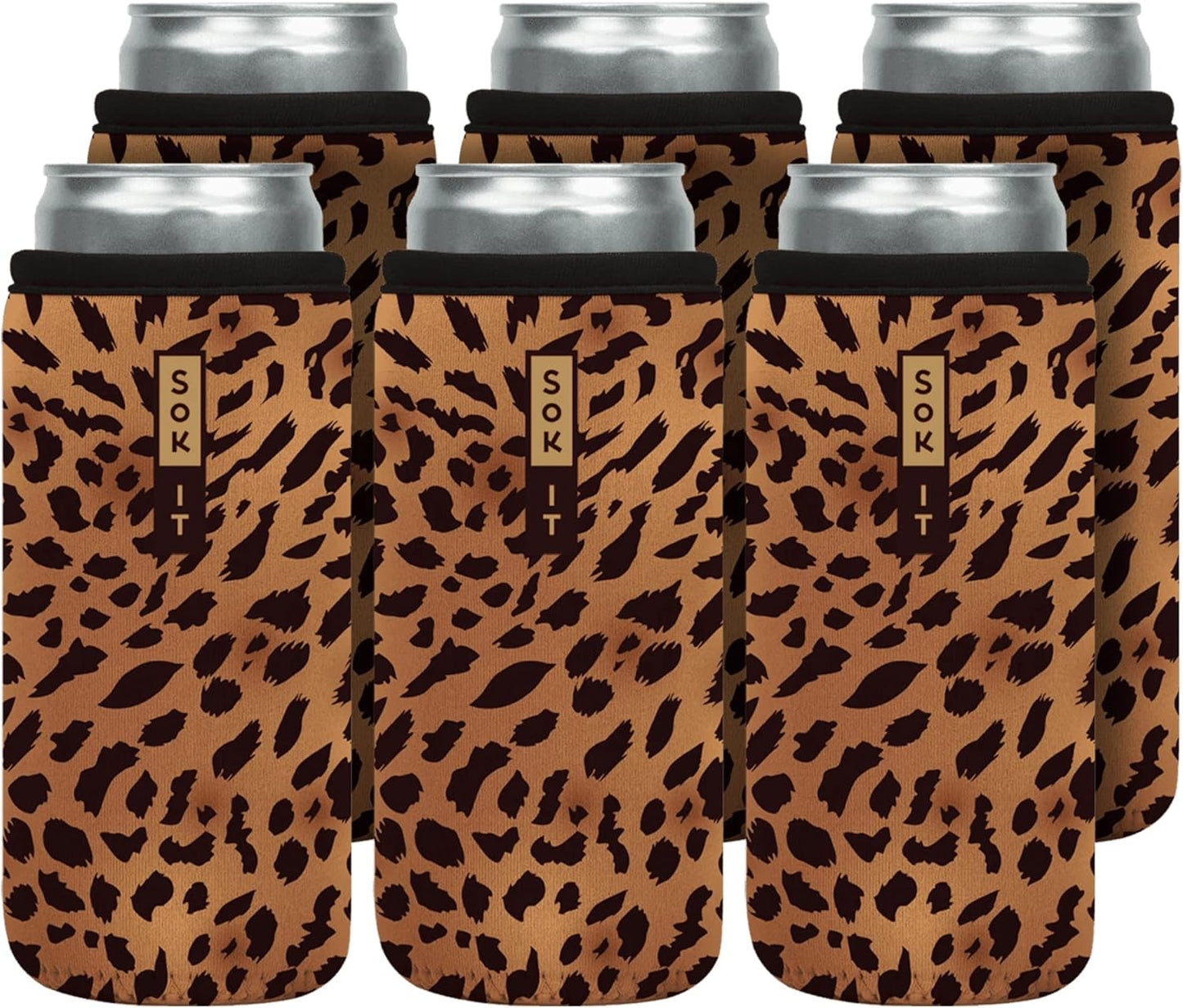 Sok It CanSok 6 Pack Insulated Neoprene Sleeve for Drinks