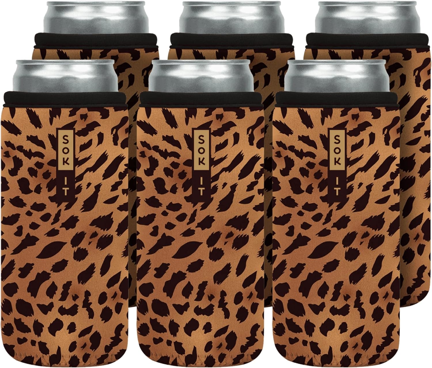 Sok It CanSok 6 Pack Insulated Neoprene Sleeve for Drinks
