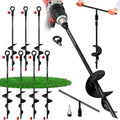 Ground Anchors Screw in 18 Inch Heavy Duty Kit for Secure Ties