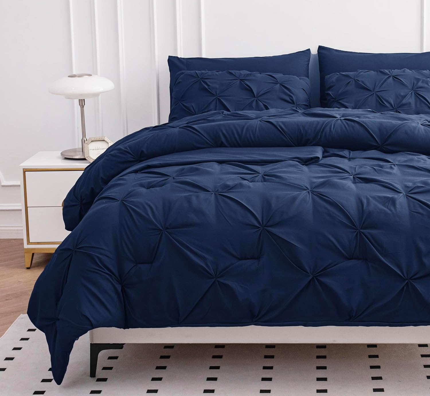 California King Comforter Set by Lane Linen - 7 Piece Bedding
