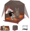 Heated Cat House for Outside Feline in Winter - Insulated Shelter