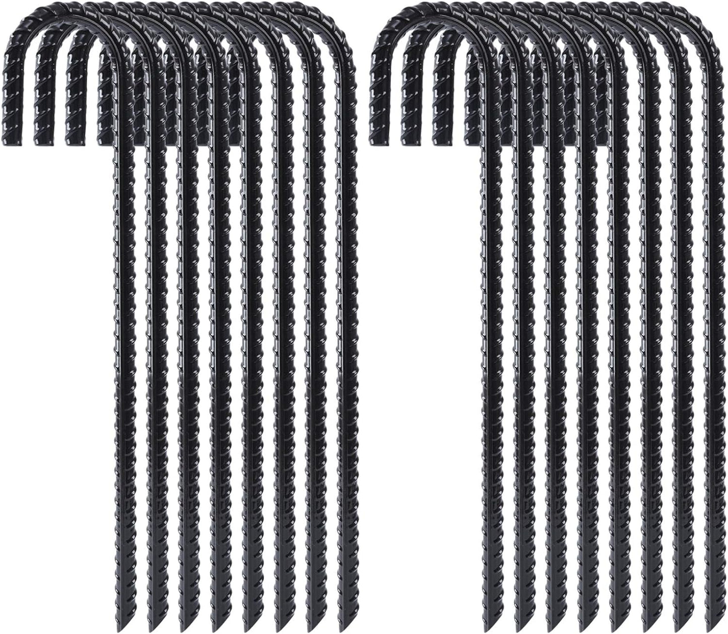 16 Pack Heavy Duty Rebar Stakes: Strong Ground Anchors