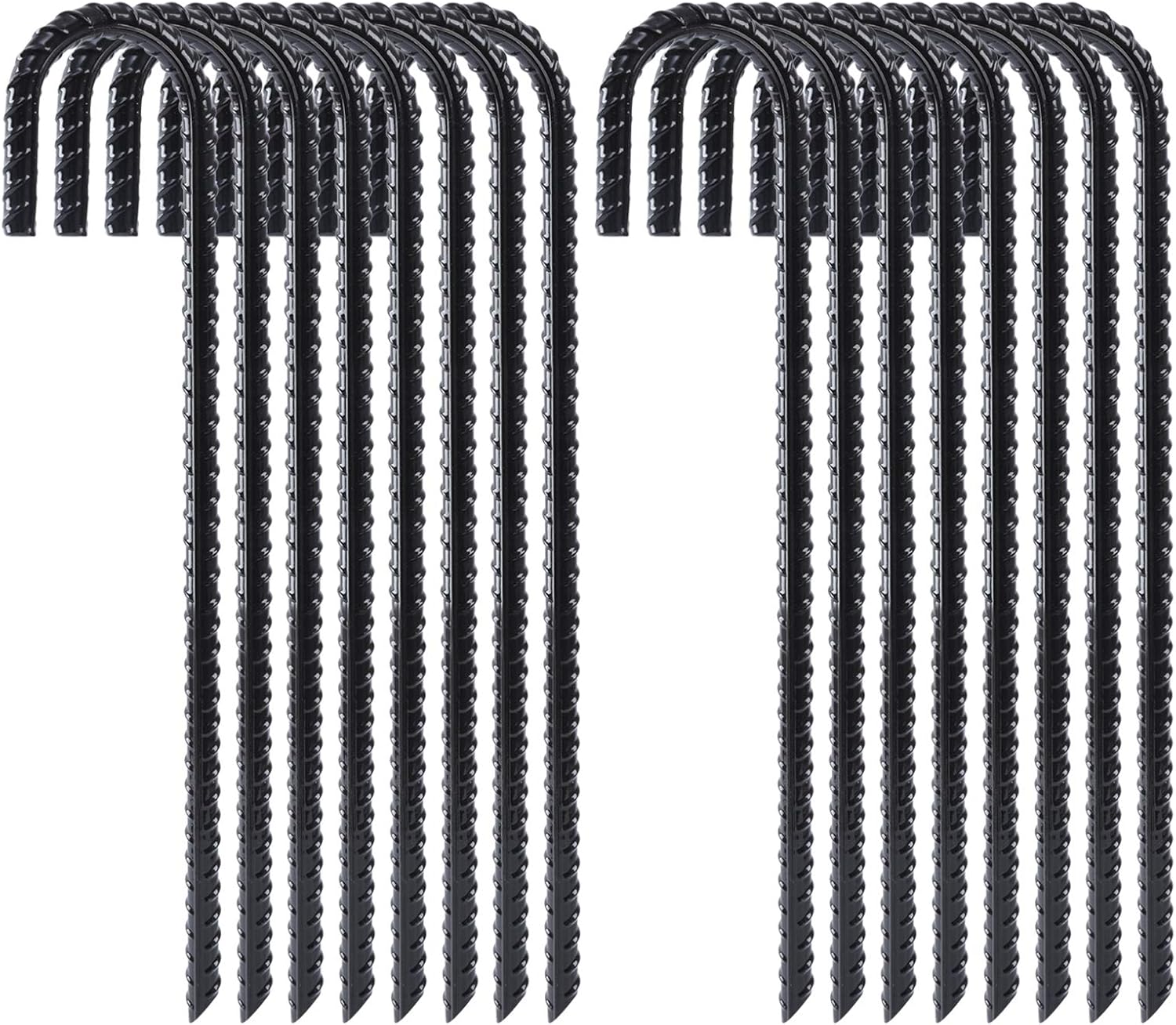 16 Pack Heavy Duty Rebar Stakes: Strong Ground Anchors