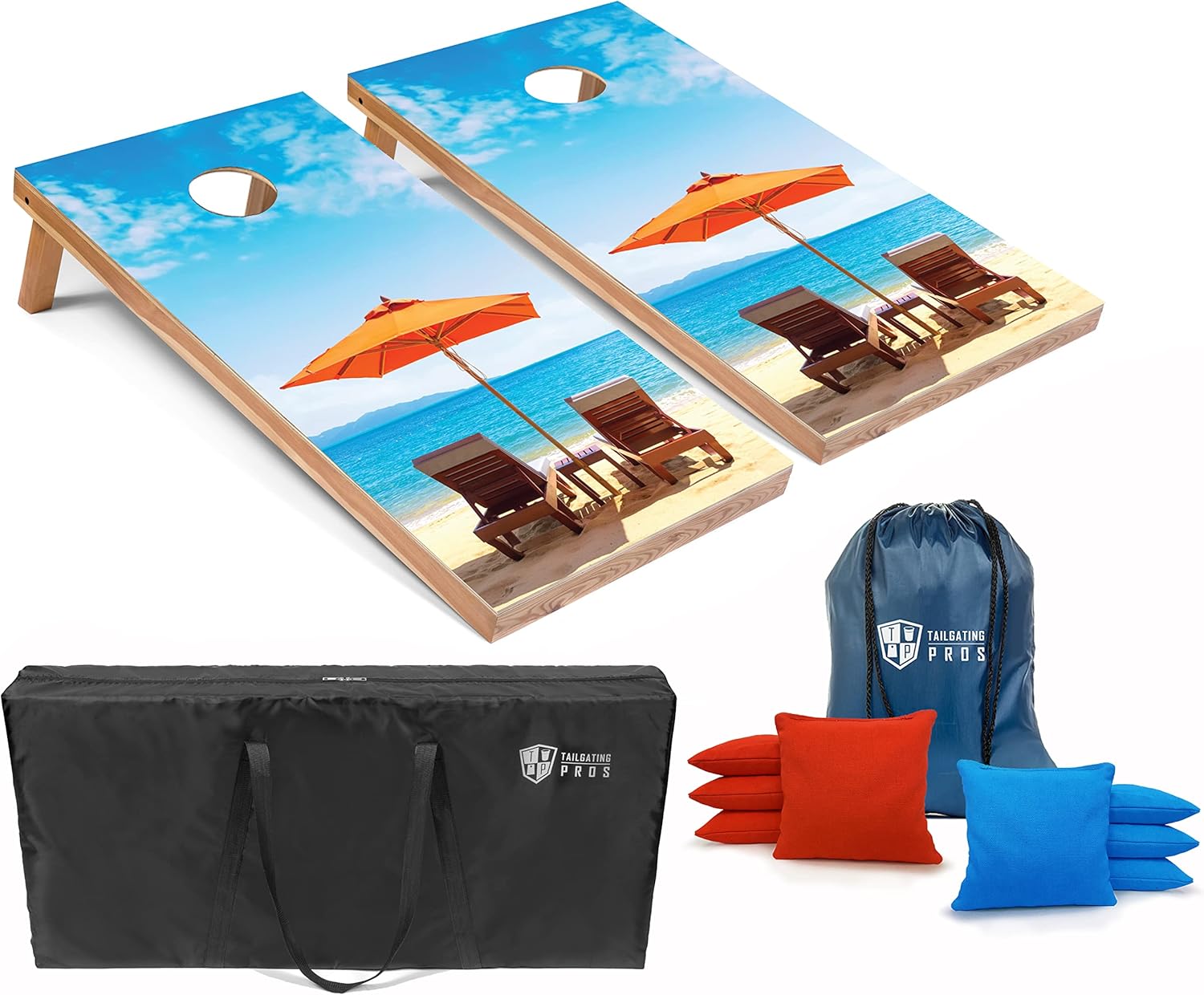 Tailgating Pros Cornhole Board Set - Tournament Grade Fun