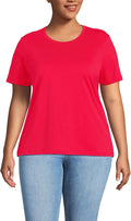 Women's Relaxed Supima Cotton Crew Neck T-Shirt - Soft Everyday Fit