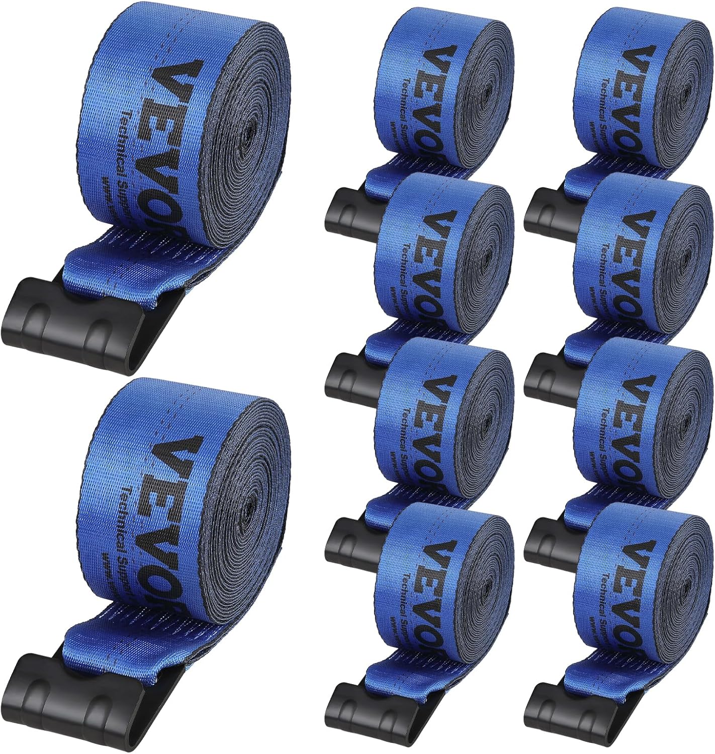 VEVOR 4 in x 30 ft Heavy Duty Truck Straps for Secure Cargo