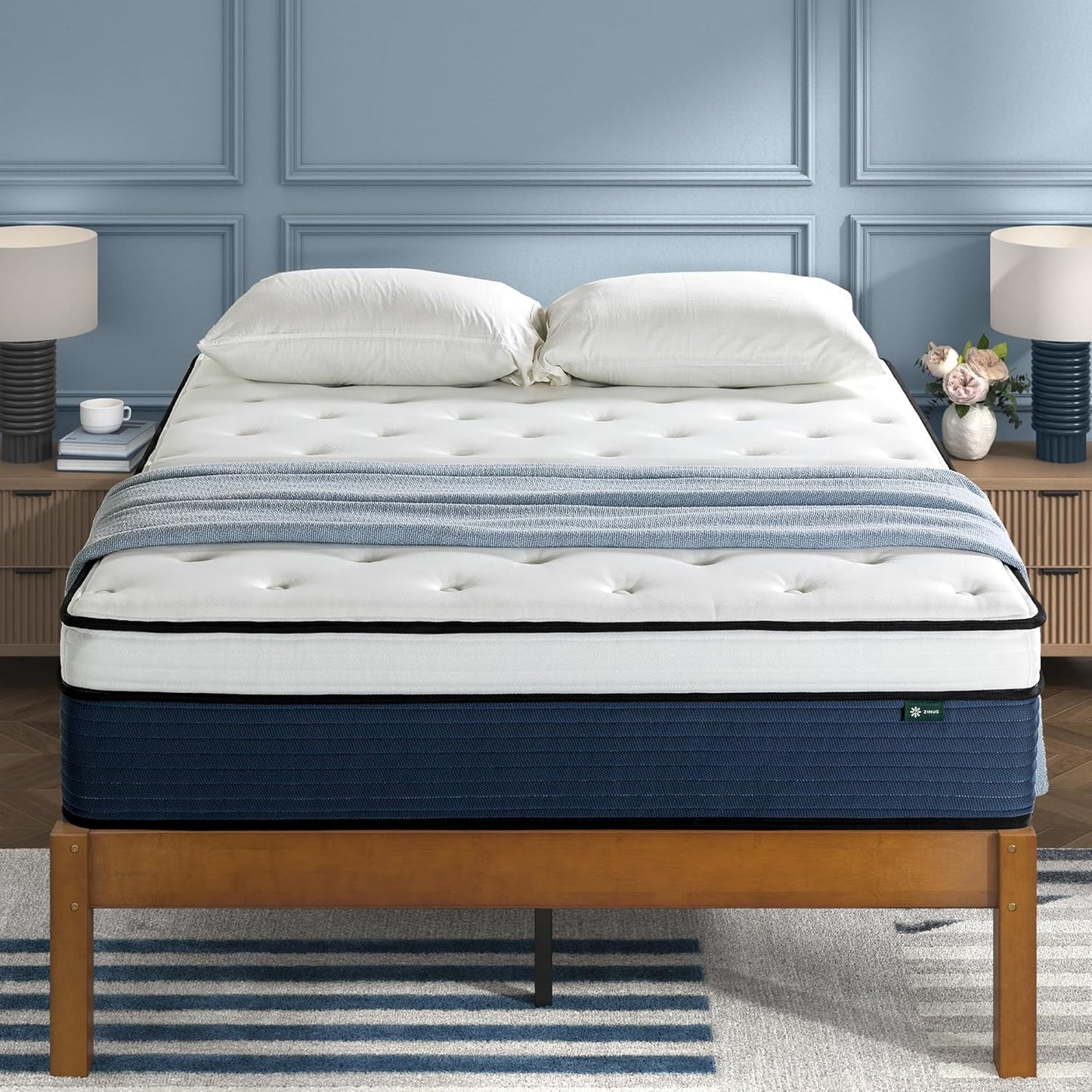 ZINUS 14 Inch Cooling Comfort Support Hybrid Mattress Review