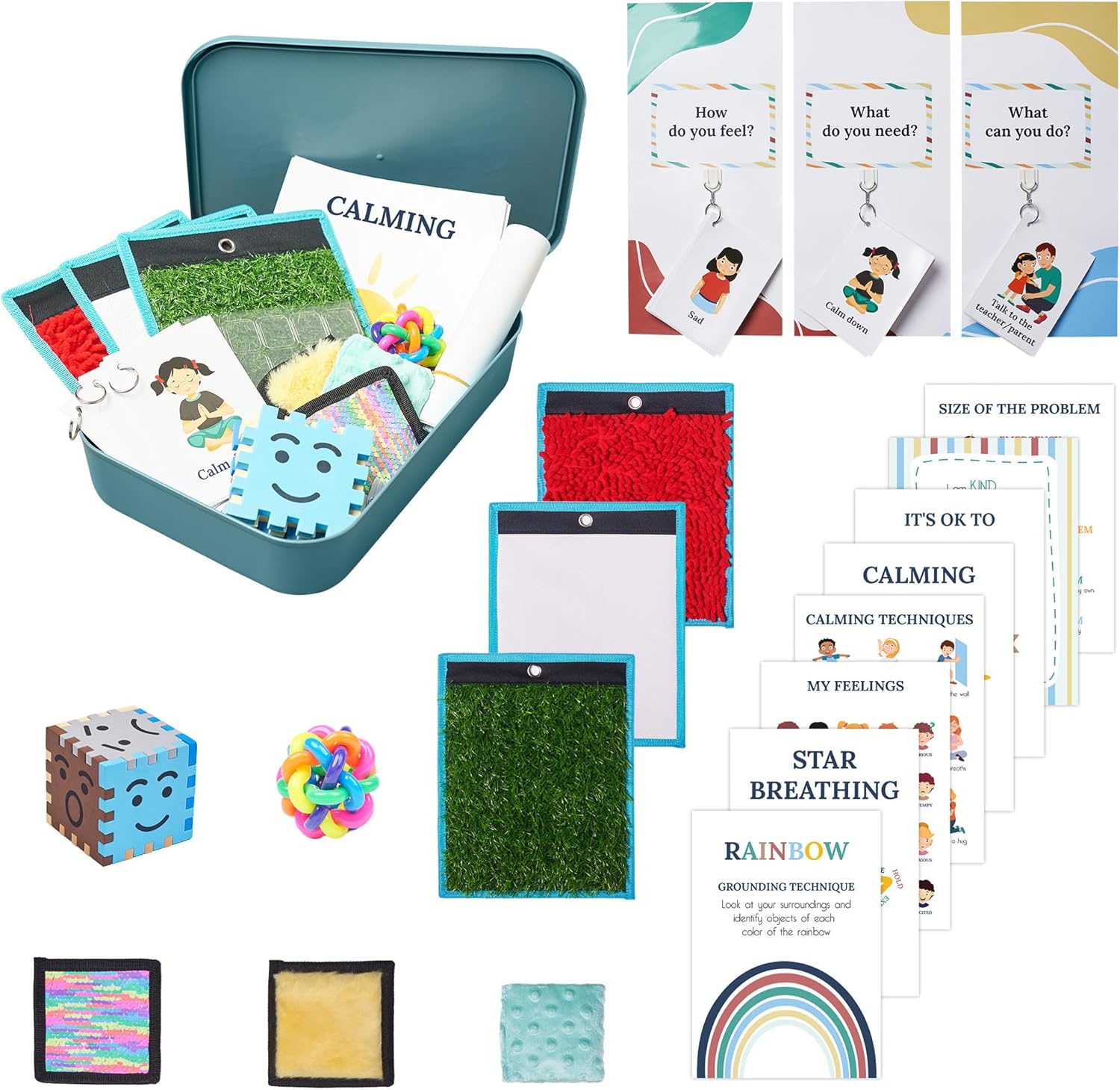 Calm Down Corner Kit for Kids | Sensory Toys and Solutions Wall