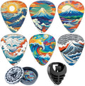 Artistic Metal Guitar Picks Set - Unique Gift for Guitar Lovers