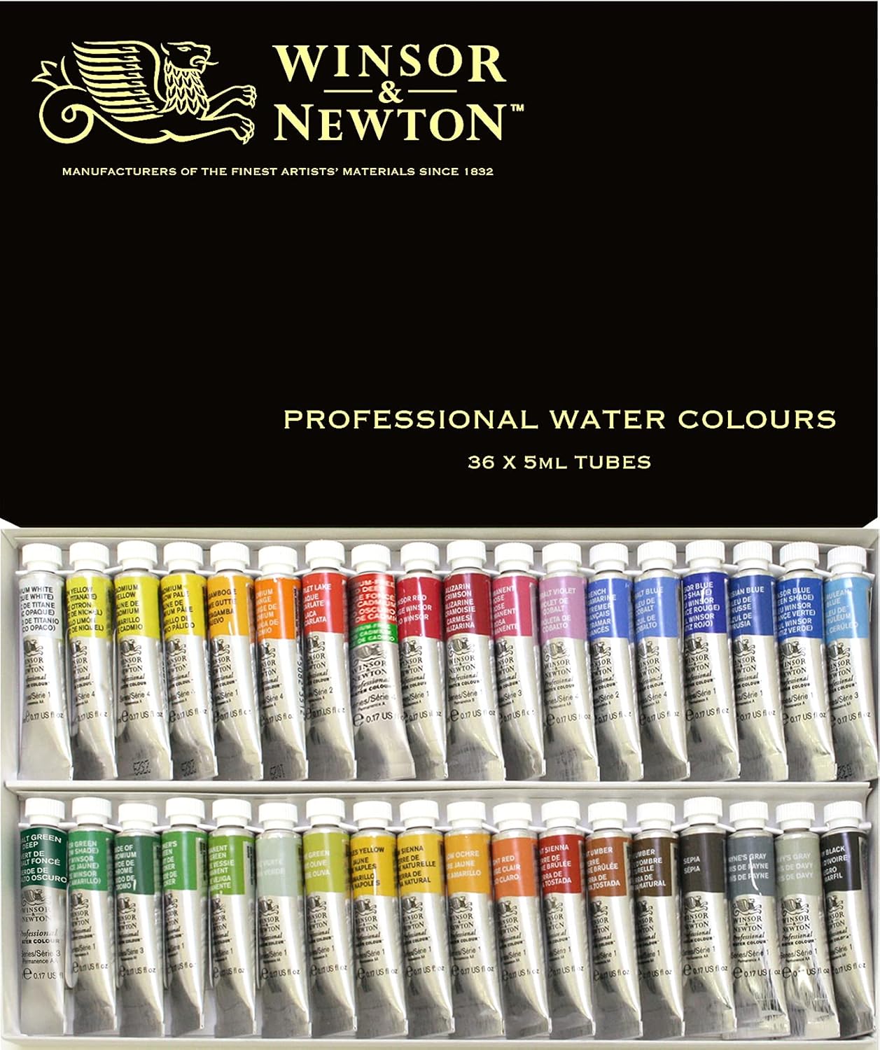 Windsor & Newton Artists Water 5ML Tube Set for Creative Minds