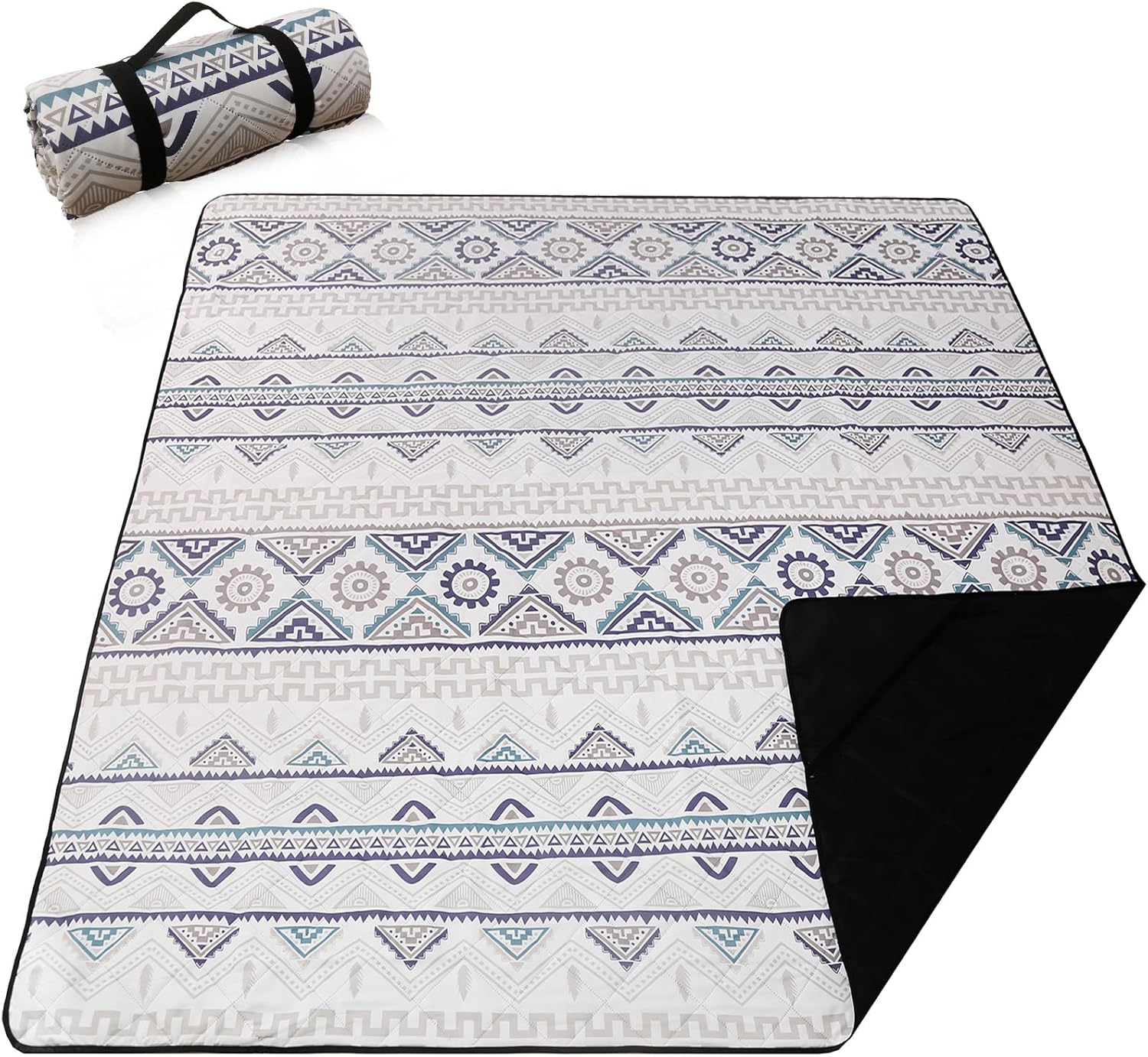 Extra Large 3-Layer Picnic Blanket - Soft, Durable, Sandproof