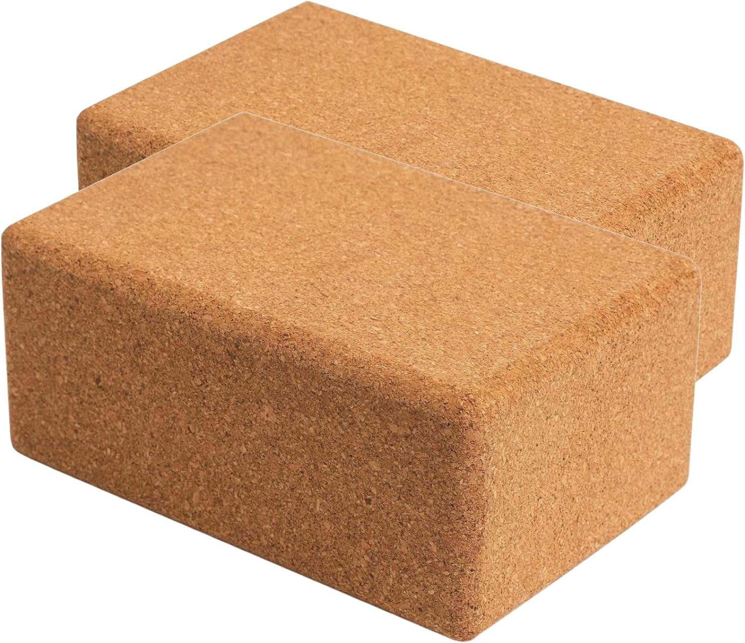 Non-Slip Cork Yoga Blocks - Lightweight Odor-Resistant Bliss