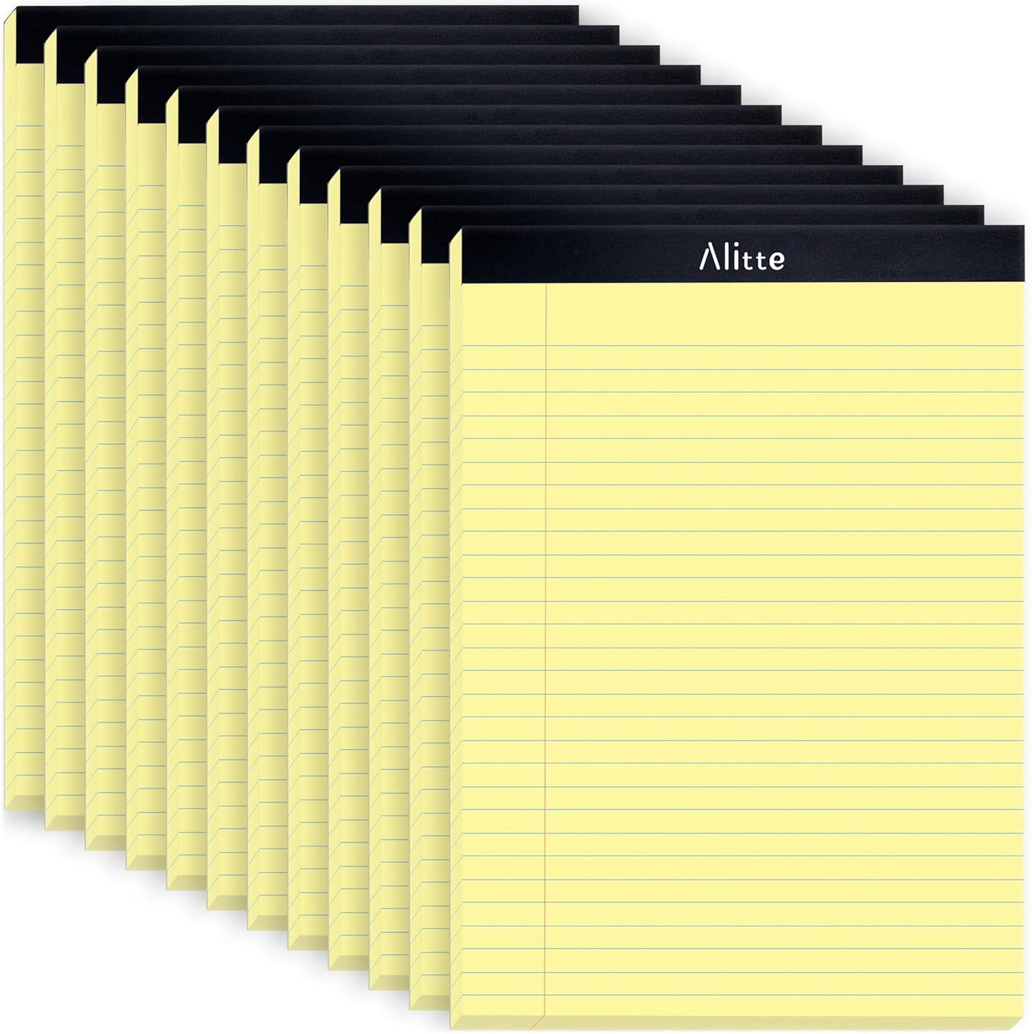 Premium Yellow Legal Pads - No Ink Bleeding - Perforated - 50 Sheets
