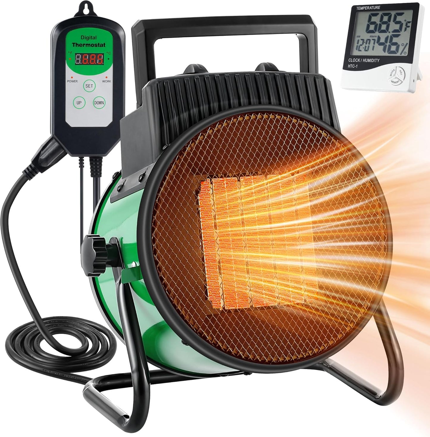 1500W Enhon Greenhouse Heater - Quick Heat!